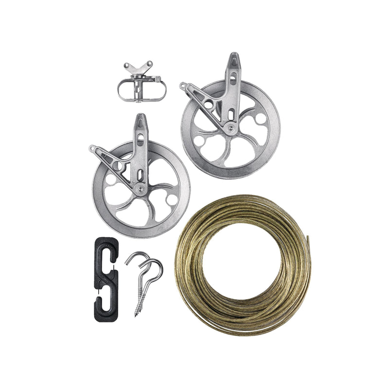 Strata Heavy-duty Clothesline Kit for Indoor & Outdoor, 150-ft S9