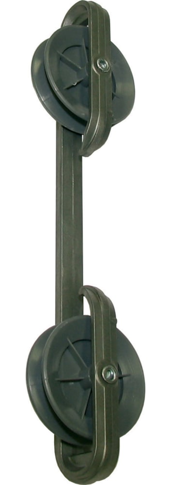 Strata Zinc Clothesline Spacer with Wheels, 10-in S4