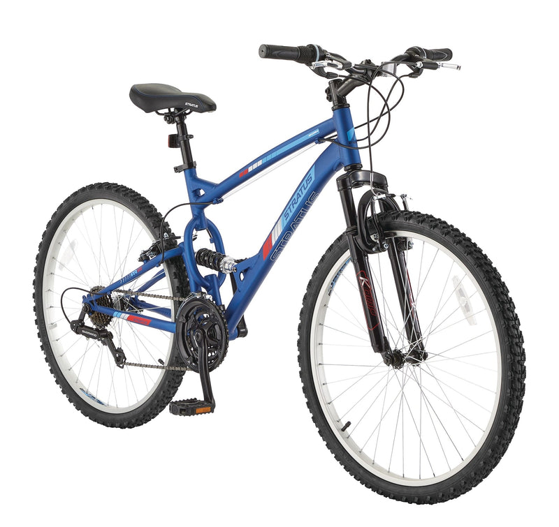 Stratus Richter DS Mountain Bike, 17-in Frame, 26-in, Blue Z3