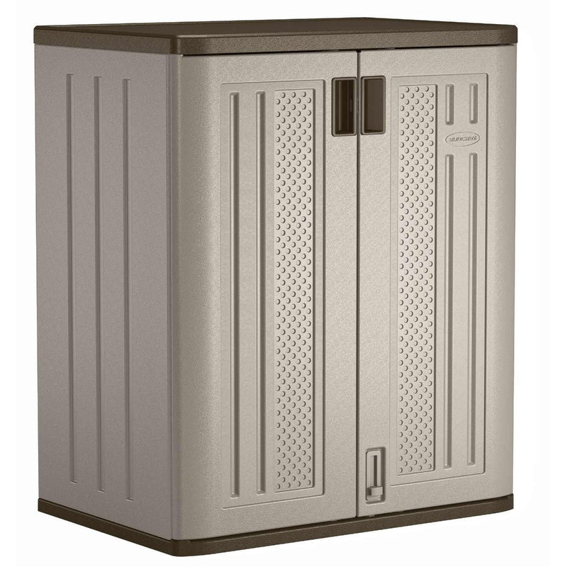 Suncast 2-Shelf Base Storage Cabinet, 75-lb Capacity O5