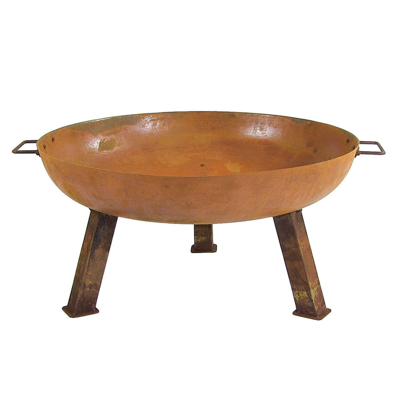 Sunnydaze Decor Rustic Cast Iron Fire Bowl, 30-in E4