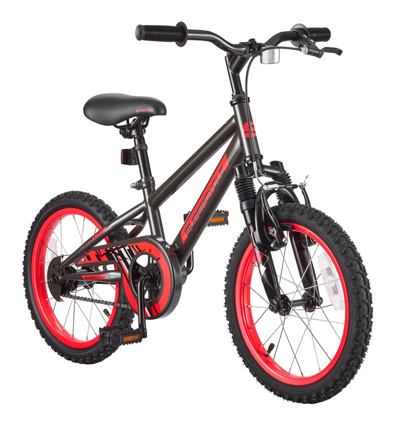 Supercycle Valley Mountain Kids' Bike with Front V Brakes, 16-in T2