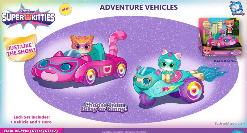 Superkitties Adventure Vehicles, Assorted C5