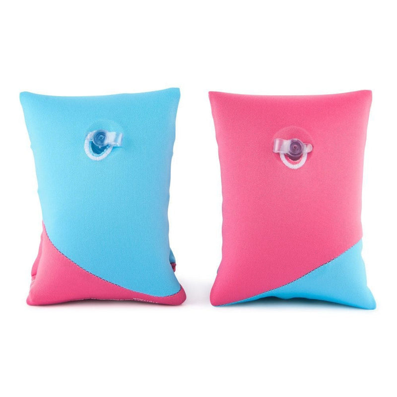 Swimways Swimmies Fabric-Covered Kids' Arm Floats, Swim Aid, Blue, Ages 3+ N7