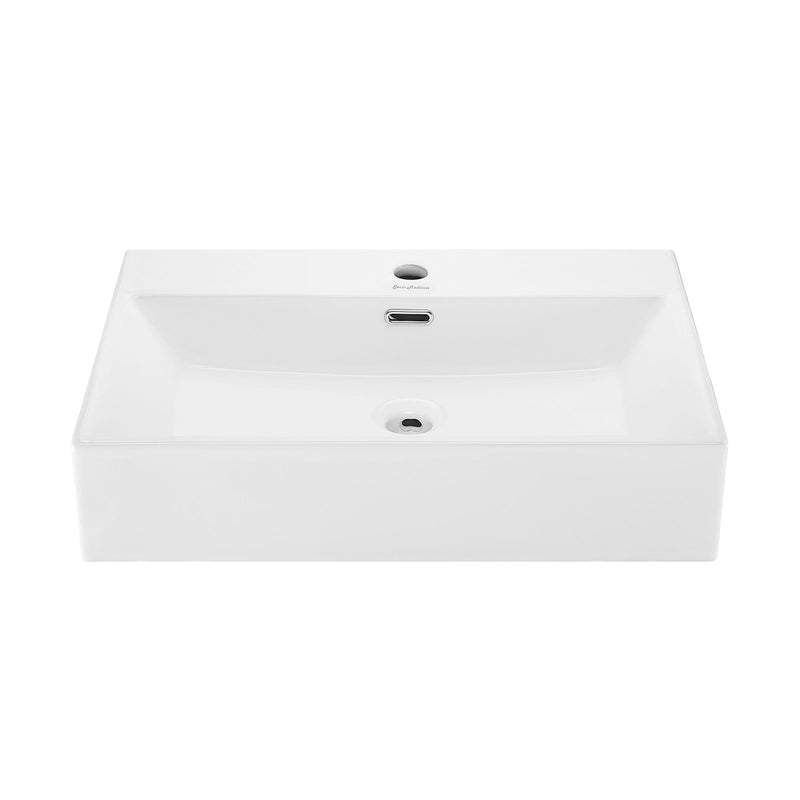 Swiss Madison Claire Rectangle Wall-Mount Bathroom Sink, 24-in U7