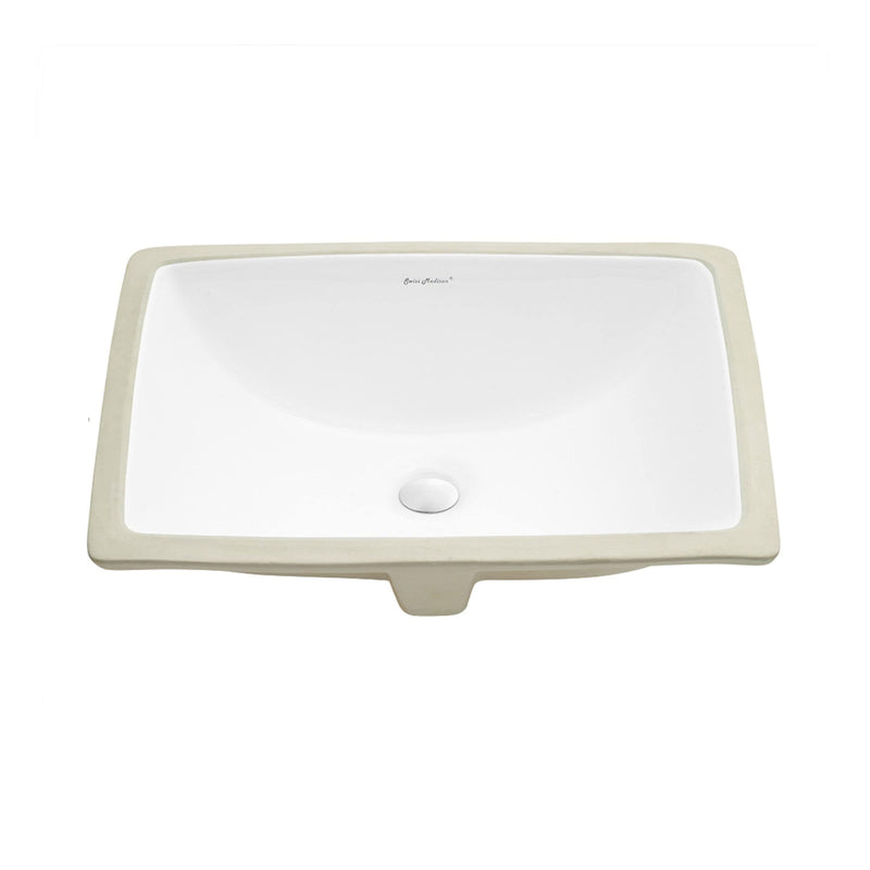 Swiss Madison Plaisir 18.5 Rectangular Under-Mount Bathroom Sink H1