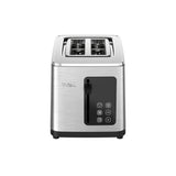 T-fal 2-Slice Stainless Steel Digital Toaster, Extra wide slots, 7 Browning levels