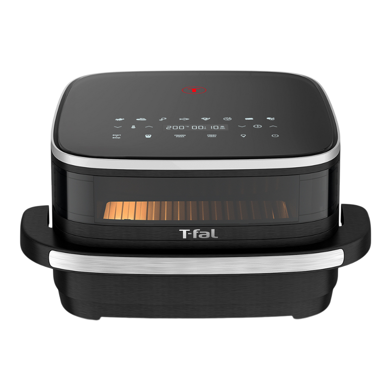 T-fal Easy Fry XL Surface Air Fryer, 10-in-1, Large Air Fryer, Super-Sized Cooking Surface, Compact Format, 4L / 4.2Qt, Black J8
