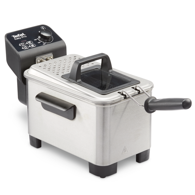 T-fal Easy Pro Deep Fryer, Stainless Steel, 3L O1