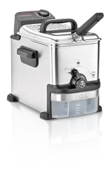 T-fal EZ Clean Pro Compact Deep Fryer with Oil Filter, Stainless Steel, 2L