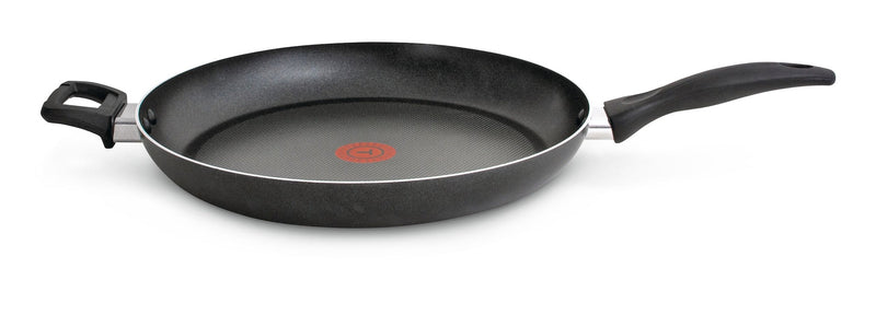 T-fal Giant Aluminum Non-Stick Frying Pan, Dishwasher & Oven Safe, Black, 13-in G0