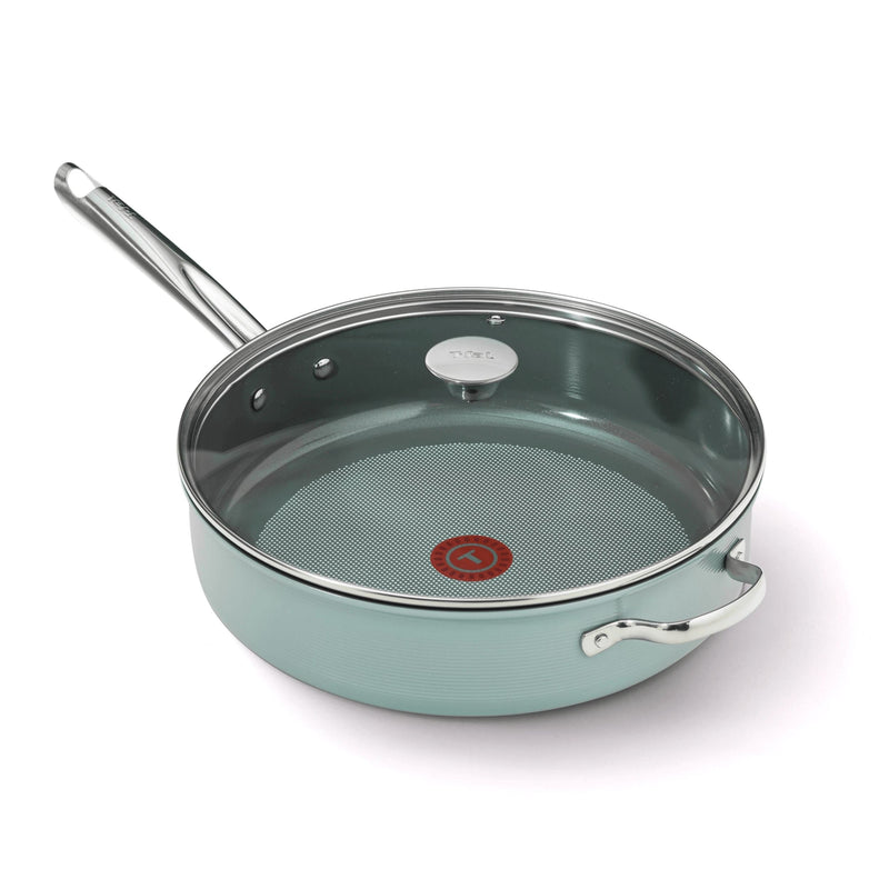 T-fal Inspire Ceramic Non-Stick 5qt Jumbo Cooker, Mint G7