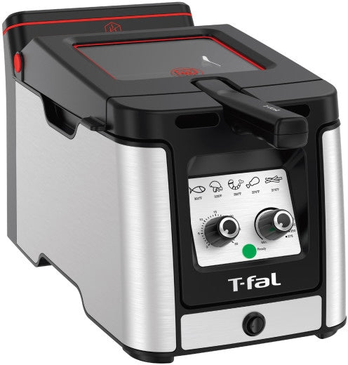 T-fal Odorless Deep Fryer, Stainless Steel, 3.5-L O5