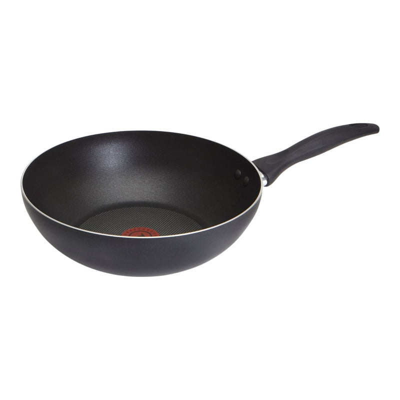 T-fal Viva Stir Fry Wok, Non-Stick, Dishwasher & Oven Safe, Black, 28cm M5