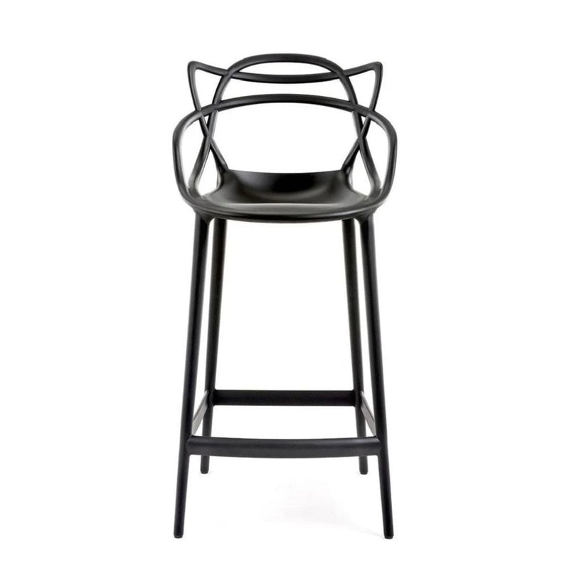 Take Me Home Black Molded Polypropylene Keeper Stool C6