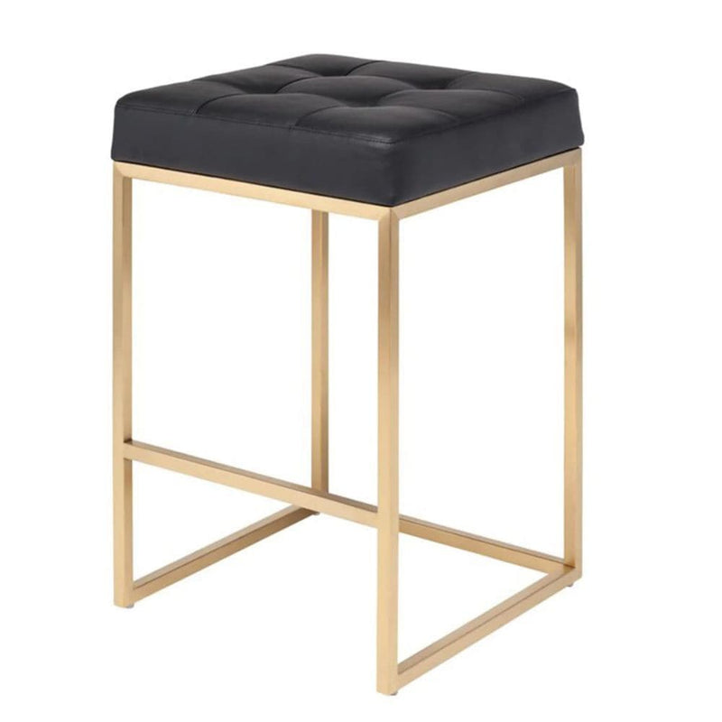 Take Me Home Black Stainless Steel Pipe Counter Stool X1
