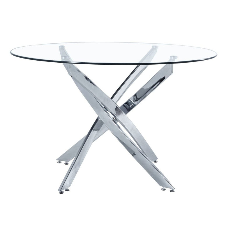 Take Me Home Star Glass Round Dining Table Y5