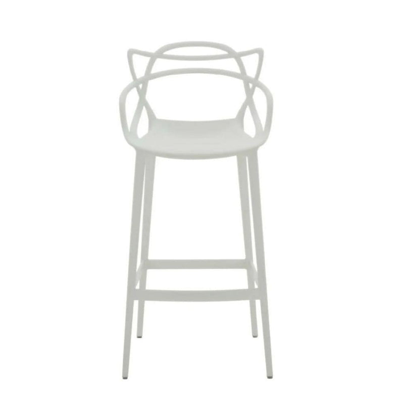 Take Me Home White Molded Polypropylene Keeper Stool F5