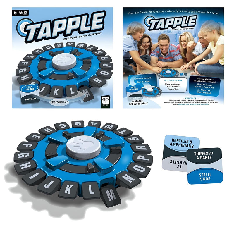 Tapple Word Fun Family Party Game, Fast Playing Game for Ages 8+ D9