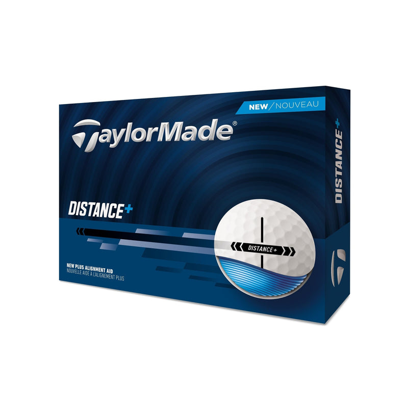 TaylorMade Distance+ Golf Balls, 12-pk, White B2