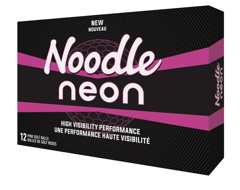 TaylorMade Noodle Neon Golf Balls, Pink, 12-pk B9