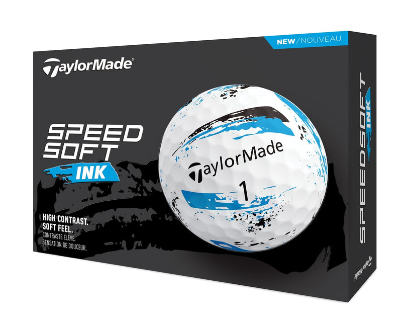 TaylorMade SpeedSoft Ink Golf Balls, 12-pk S9