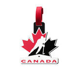 Team Canada Hockey PVC Jumbo Luggage Tag, 4.5-in