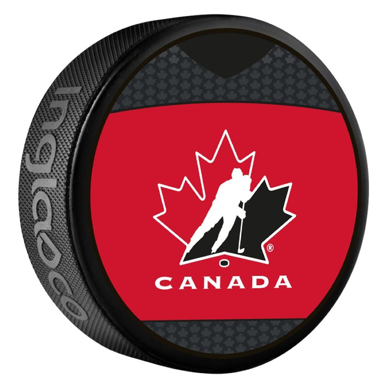 Team Canada Souvenir Hockey Puck, 6-oz J9