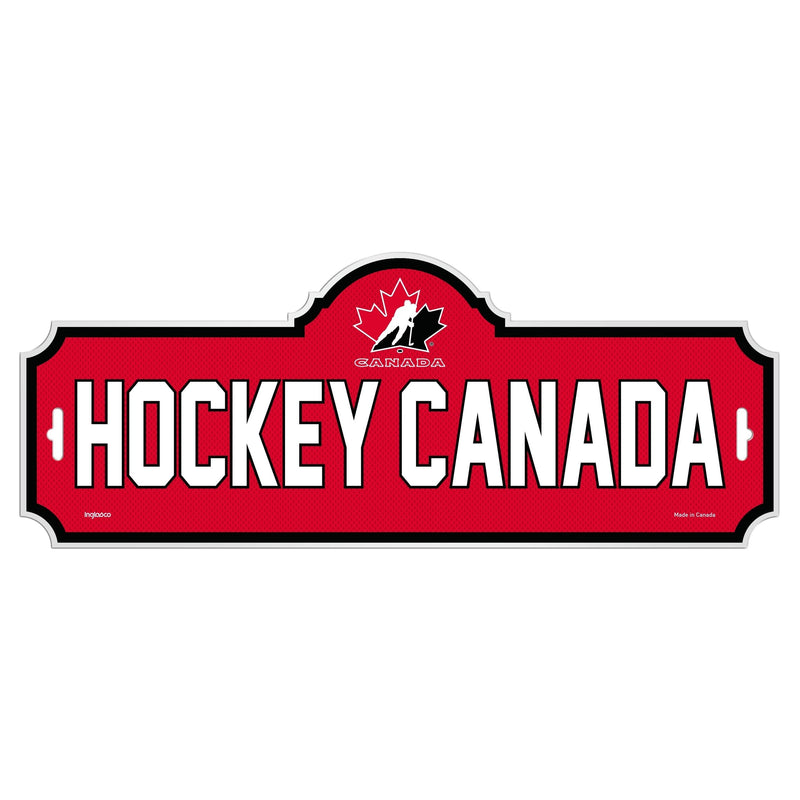 Team Canada/Hockey Canada Street Sign, For Hockey Fans/Collectors, 4-in x 15-in D2