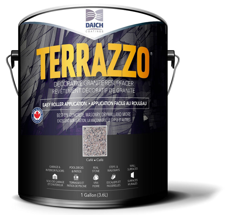 Terrazzo All-Season Decorative Concrete Resurfacer, Roll-On System, 3.7-L P6