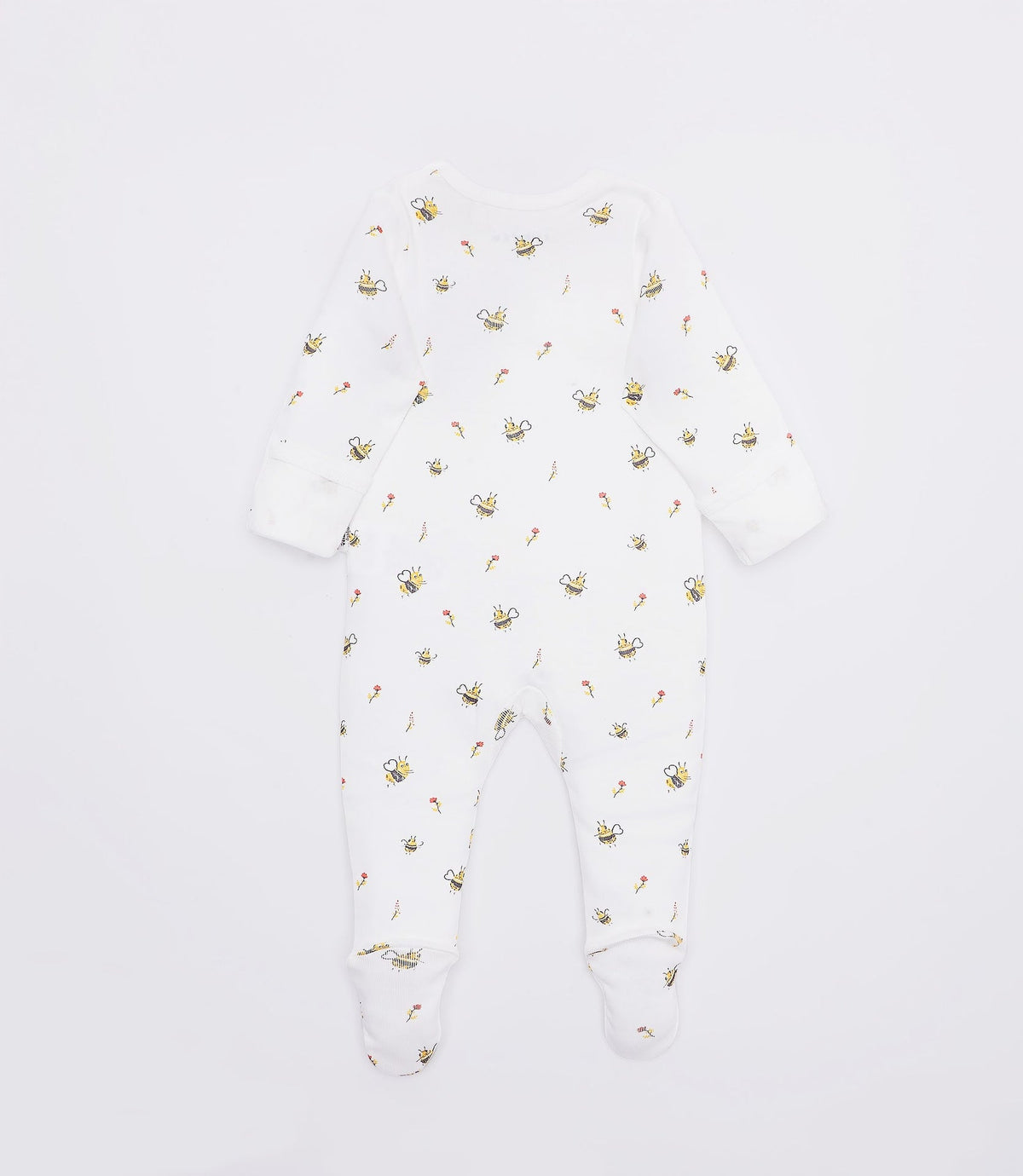 The Elk Baby Bee Print Premium Organic Cotton Zippy, Various Sizes