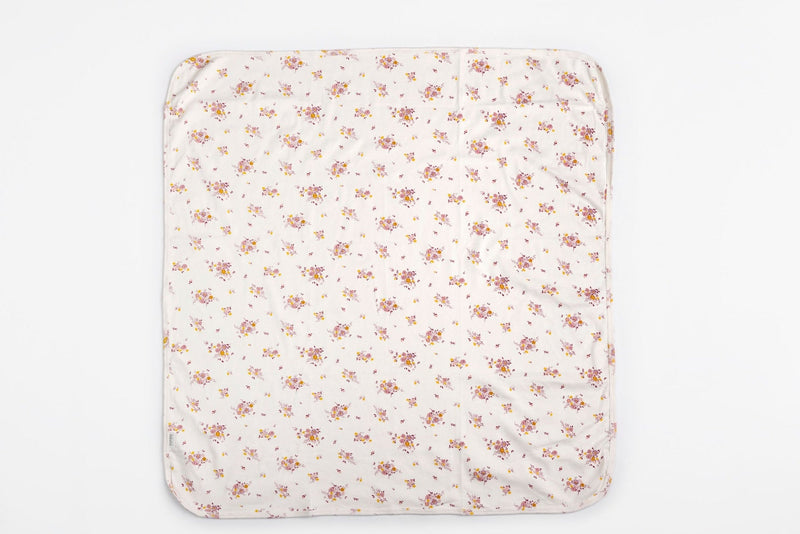 The Elk Baby Flower Print Premium Organic Cotton Blanket C9