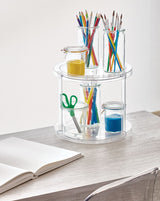 The Home Edit by iDESIGN Clear 2-Tier Rotating Turntable Organizer