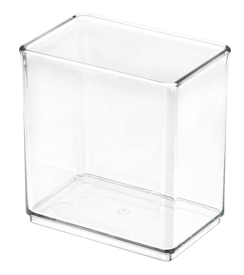 The Home Edit by iDESIGN Clear Stackable Deep Organizing Storage Bin, 1-L X8