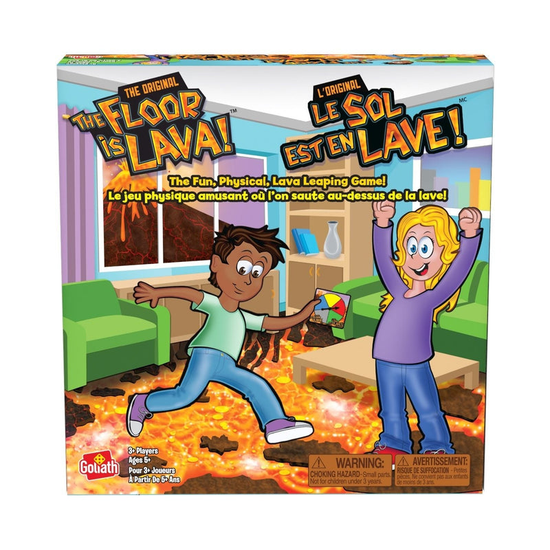 The Original The Floor is Lava Bilingual Family Game, Ages 5+ G1