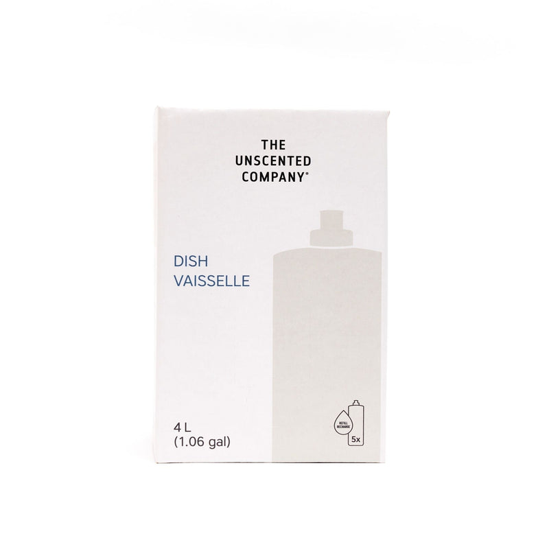 The Unscented Company Liquid Dish Soap, Unscented, 4-L D7