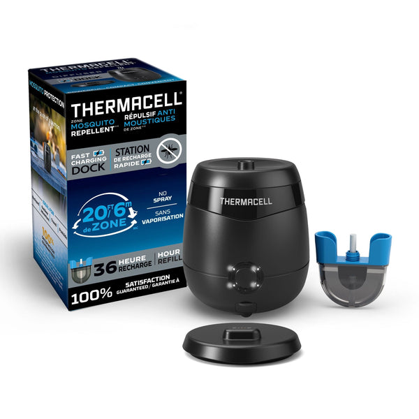 Thermacell E-ZoneGuard Patio+ Rechargeable Mosquito Repeller with 36-Hr Refill and 6.5-Hr Battery R5