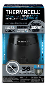 Thermacell E-ZoneGuard Patio+ Rechargeable Mosquito Repeller with 36-Hr Refill and 6.5-Hr Battery