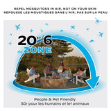 Thermacell E-ZoneGuard Patio+ Rechargeable Mosquito Repeller with 36-Hr Refill and 6.5-Hr Battery