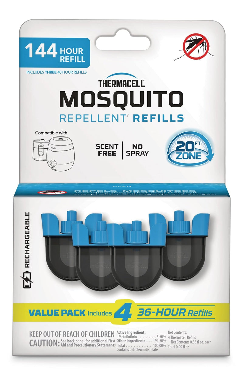Thermacell E-ZoneGuard Rechargeable Mosquito Repellent Refill 144-Hour Pack L1
