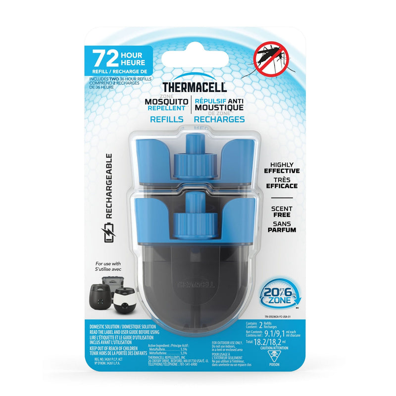 Thermacell E-ZoneGuard Rechargeable Mosquito Repellent Refill 72-Hour Pack D1