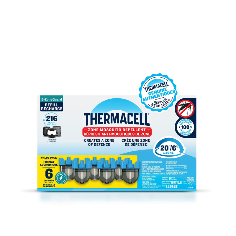 Thermacell Rechargeable 216 Hour Refill Bulk Pack, 6 36-Hour Refills U3