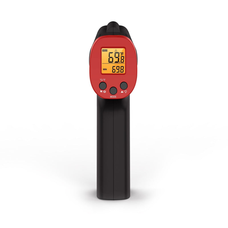 ThermoPro Digital Read Infrared Thermometer Gun with Backlight Display, Red H8