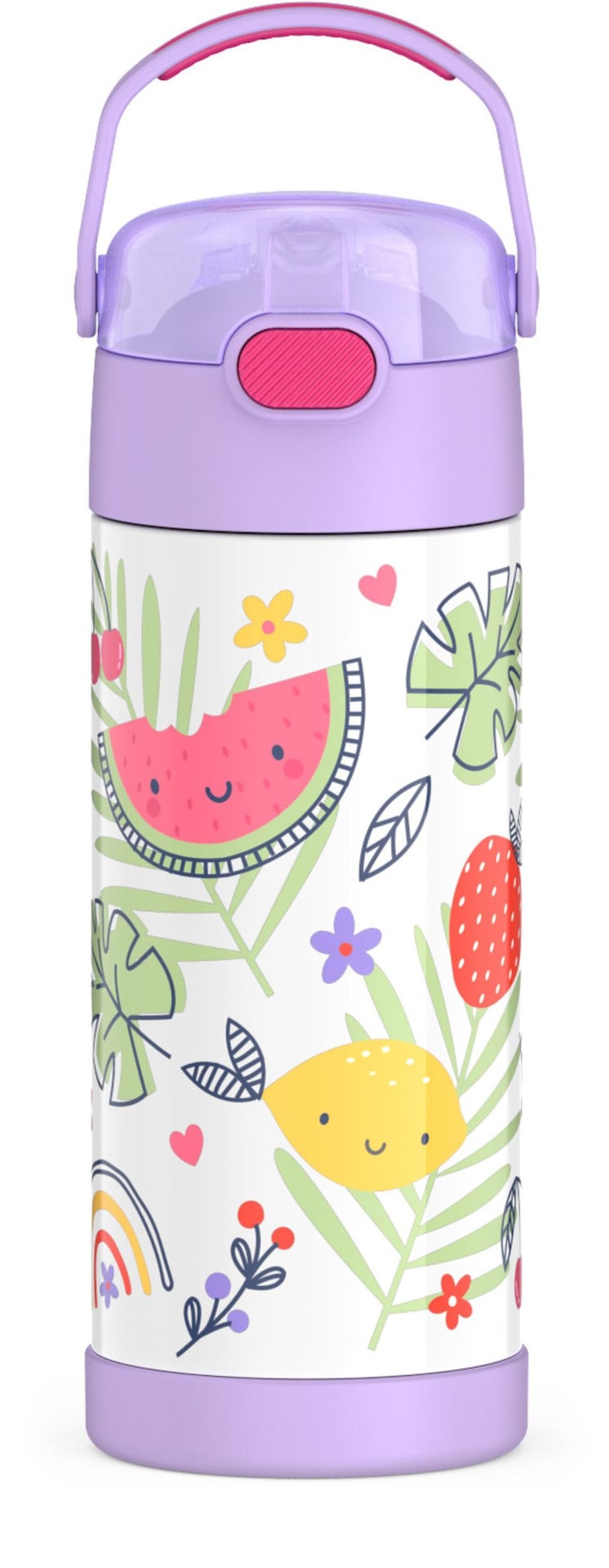 Thermos Rainbow Fruit Stainless Steel Insulated Water Bottle, 14-oz G2
