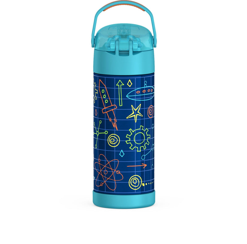 Thermos Robot Stainless Steel Insulated Water Bottle, 14-oz I0