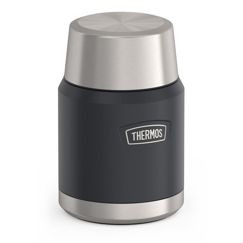 Thermos Stainless Steel Food Storage Flask Jar with Spoon, 16-oz (491-mL), Various Colours M5