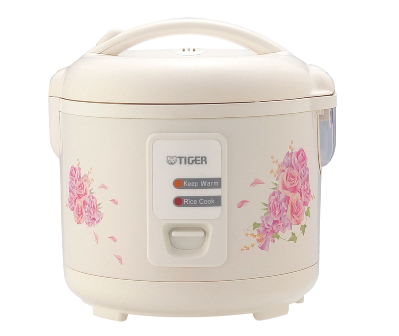 Tiger Non-Stick Rice Cooker & Steamer, White, 5.5 Cups G5
