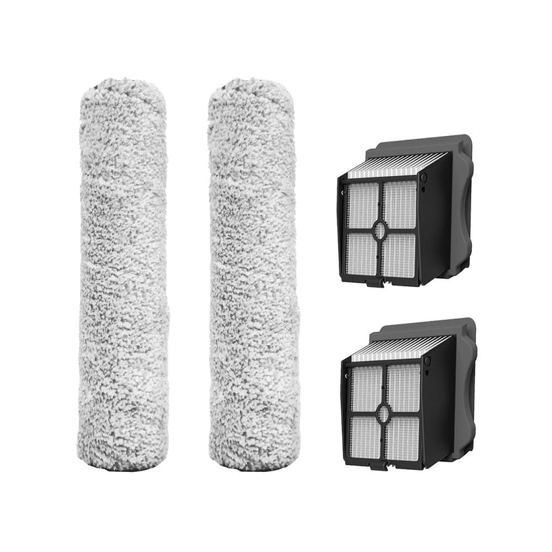 Tineco iFloor 3/Floor One S3 Vacuum Brush Roller Replacement Kit with 2 HEPA Filters R3
