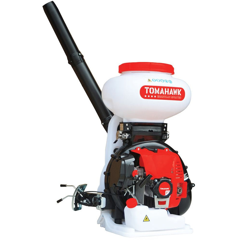 Tomahawk 4-Gallon Backpack Motorized Fertilizer/Ice Melter Spreader U3