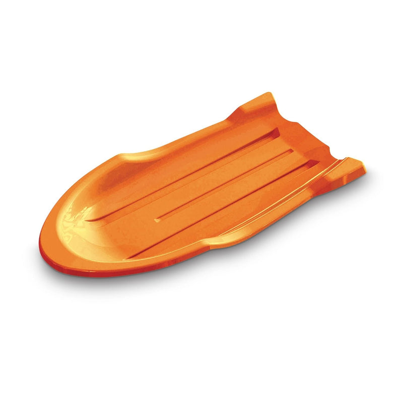 Torpedo Kids' 2-Person Lightweight Plastic Winter Snow Sled Toboggan O4
